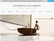 Tablet Screenshot of federicolenardon.com